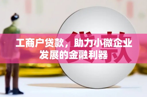 长涂工商户贷款,助力小微企业发展的金融利器 长涂工商户贷款,助力小微企业发展的金融利器