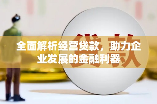 增城全面解析经营贷款，助力企业发展的金融利器
