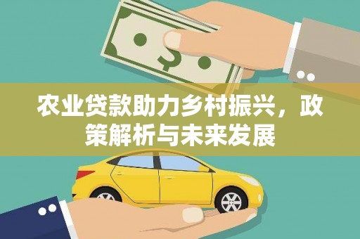 遂昌农业贷款助力乡村振兴，政策解析与未来发展