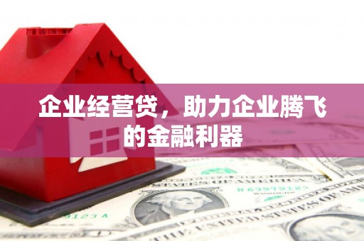 保康企业经营贷，助力企业腾飞的金融利器