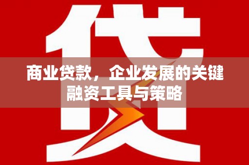 锡林浩特商业贷款，企业发展的关键融资工具与策略