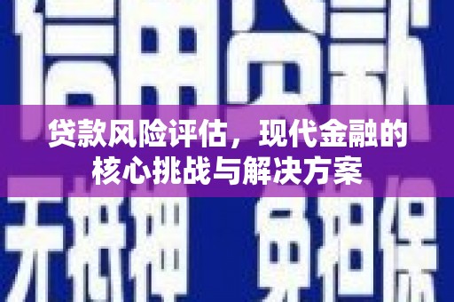 龙文贷款风险评估，现代金融的核心挑战与解决方案