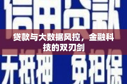 汤原贷款与大数据风控，金融科技的双刃剑