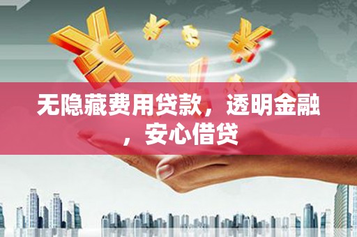 剑川无隐藏费用贷款，透明金融，安心借贷