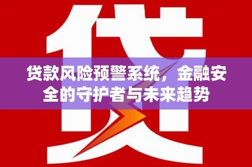 西昌贷款风险预警系统，金融安全的守护者与未来趋势