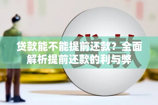天心贷款能不能提前还款？全面解析提前还款的利与弊