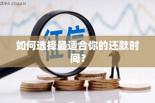 呼玛如何选择最适合你的还款时间？