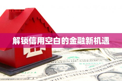 迎泽解锁信用空白的金融新机遇